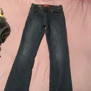 Girls blue jeans